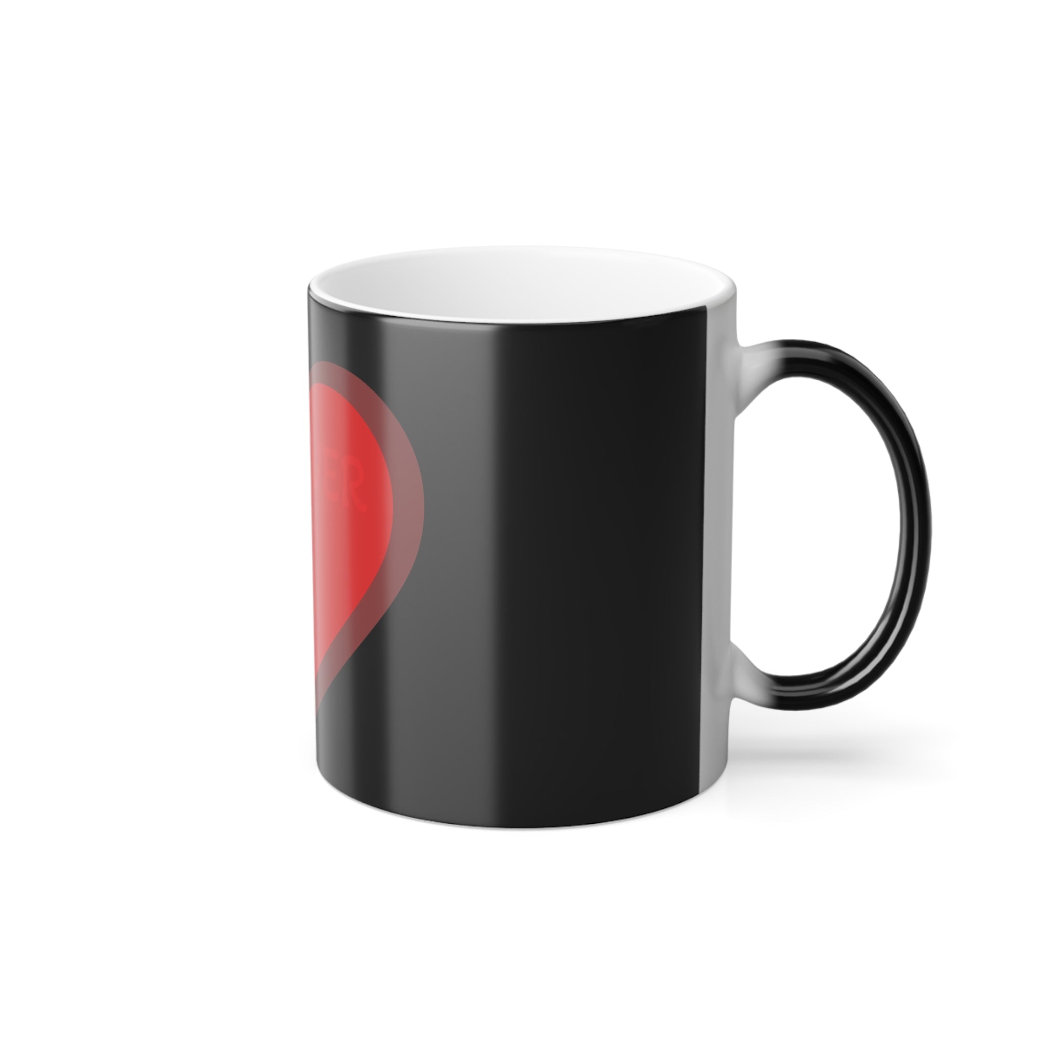 Copy of Color-Changing Heart Mug — 'Forever' Design, 11 oz