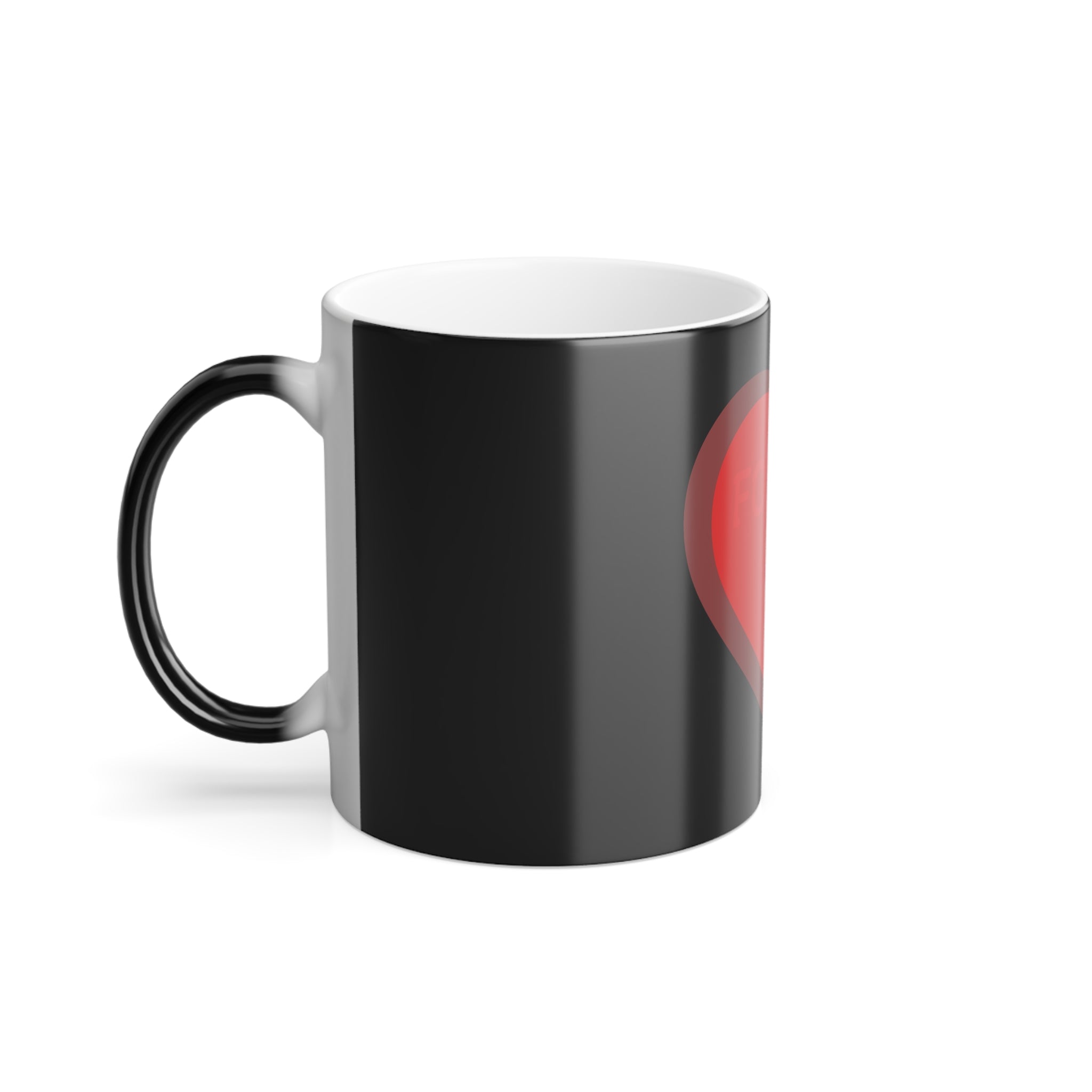 Copy of Color-Changing Heart Mug — 'Forever' Design, 11 oz