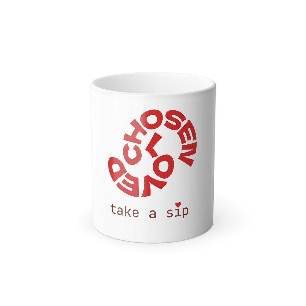 Valentine 'Love and Chosen' Color-Morphing Mug — 11oz Tea Cup Gift